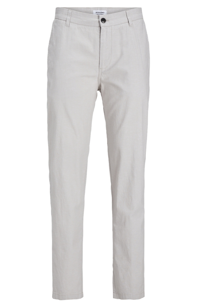JPSTACE SUMMER LINEN BLEND CHINO PA 12248604 CROCKERY/MELANGE
